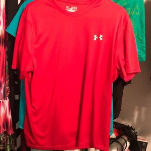 Under armor red T-shirt